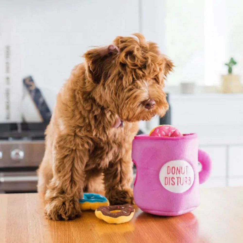 Zippy Burrow™ - Coffee and Donutz Dog Toy