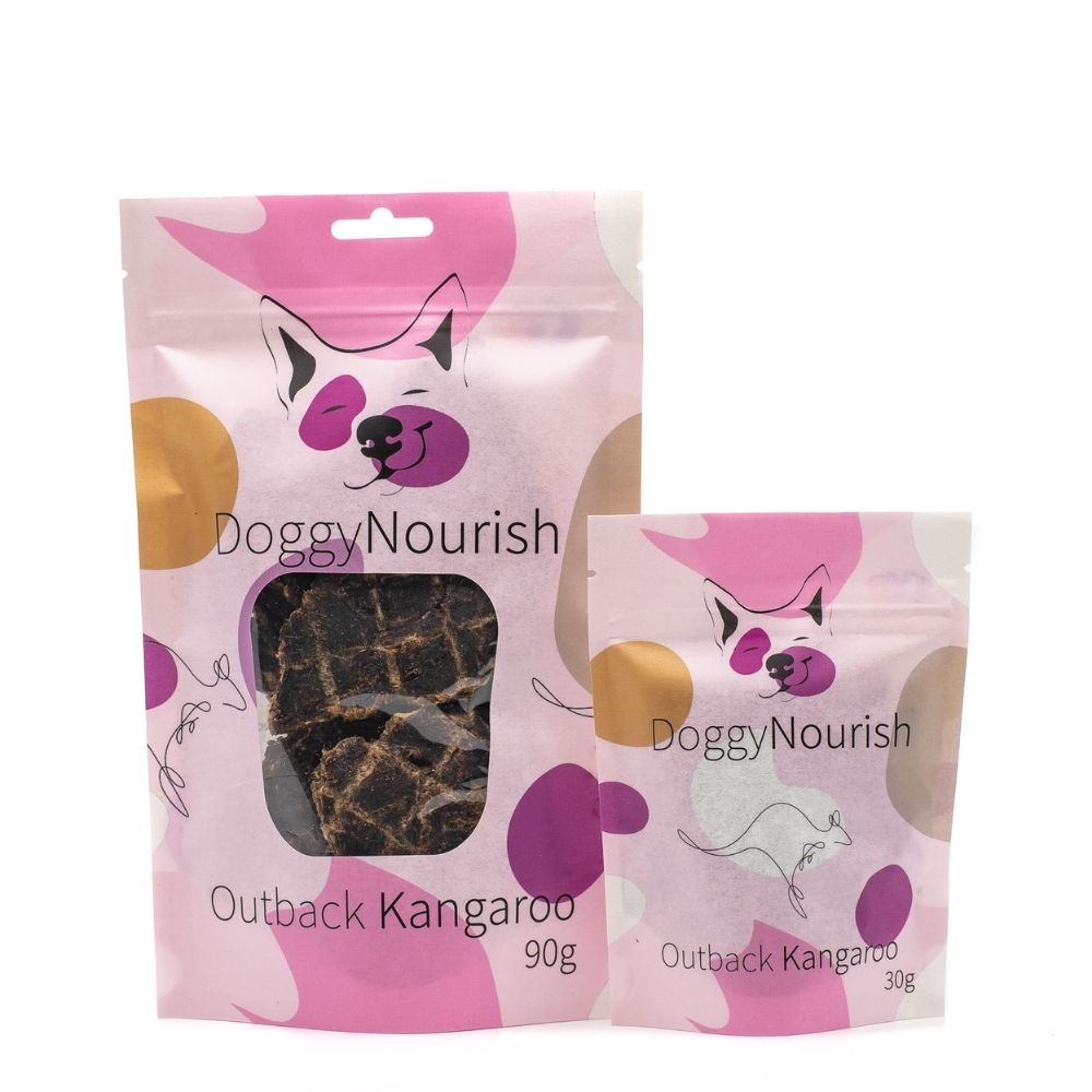 wholesome dog treat Doggy Nourish kangaroo